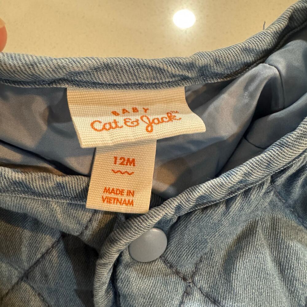 Cat & Jack Baby Unisex 12M Jacket 100% Cotton - Picture 5 of 5